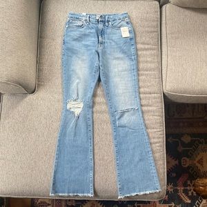 Good American Good Classic Raw Hem Boot Jean